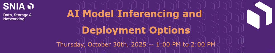 AI Model Inferencing and Deployment Options (Oct. 30th)