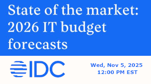 State of the Market: 2026 IT Budget Forecasts (Nov. 5th)