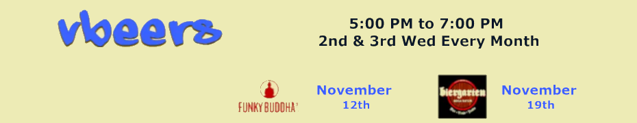 In Person: vBeers South Florida (Boca Raton) (Nov. 19th)