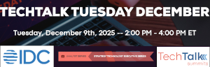 TechTalk Tuesday December  (Dec. 9th)
