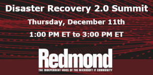 Disaster Recovery 2.0 Summit (Dec. 11th)
