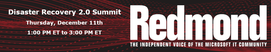 Disaster Recovery 2.0 Summit (Dec. 11th)