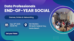 End-of-Year Data Geeks Social: Games, Drinks & Networking at Zen Mystery (Dec. 13th)