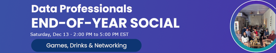 End-of-Year Data Geeks Social: Games, Drinks & Networking at Zen Mystery (Dec. 13th)