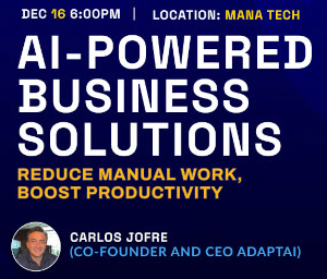AI-Powered Business Solutions: Reduce Manual Work, Boost Productivity (Dec. 16th)