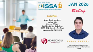ISSA January 2026 Monthly Meeting (Jan. 15th)
