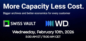 More Capacity, Less Cost with WD & Swiss Vault (Feb. 10th)
