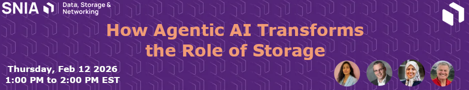 How Agentic AI Transforms the Role of Storage (Feb. 12th)