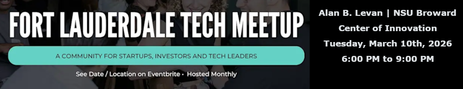 Boatyard's Exit To Marinemax @ Fort Lauderdale Tech Meetup (March 10th)