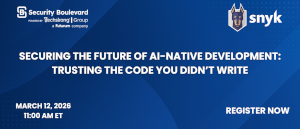 Securing the Future of AI-Native Development: Trusting the Code You Didn't Write (March 12th)
