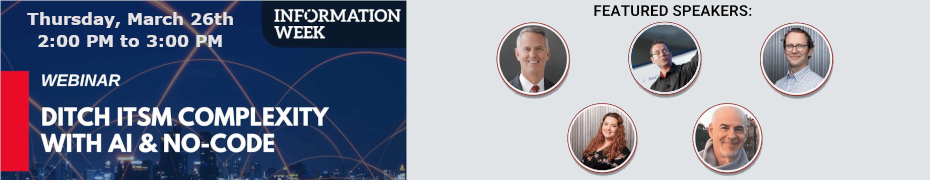 Ditch ITSM Complexity With AI & No-Code (March 26th)