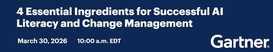 4 Essential Ingredients for Successful AI Literacy and Change Management (March 30th)