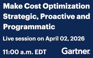 Make Cost Optimization Strategic, Proactive and Programmatic (April 2nd)