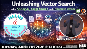 Unleashing Vector Search with Spring AI, LangChain4J, and Hibernate Vecto (April 7th)