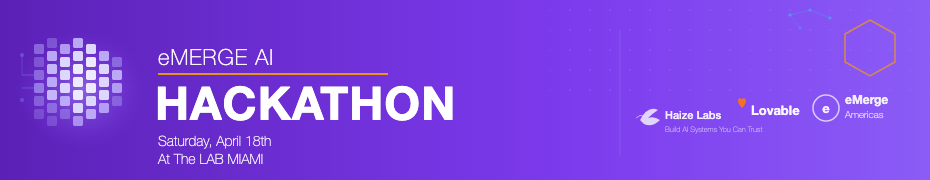 eMerge AI Hackathon 2026 (April 18th)
