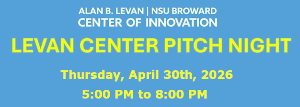 Levan Center Pitch Night (April 30th)