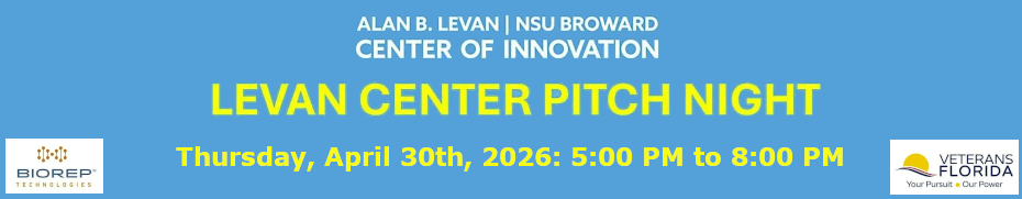 Levan Center Pitch Night (April 30th)