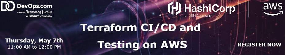 Terraform CI/CD And Testing On AWS (May 7th)