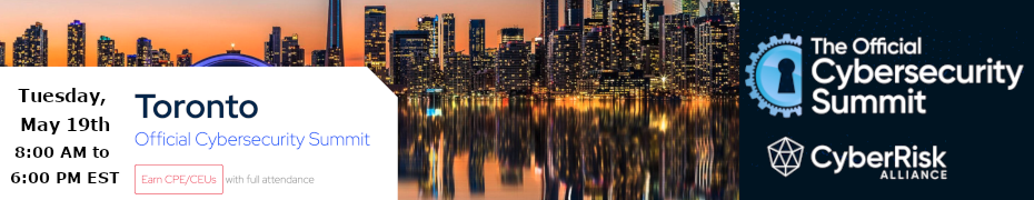 3rd Annual Toronto Official Cybersecurity Summit (May 19th)