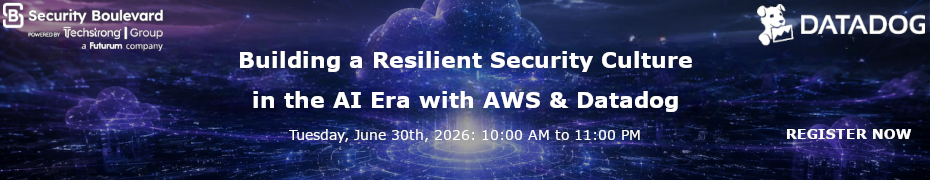 Building a Resilient Security Culture in the AI Era with AWS & Datadog (June 30th) Building a Resilient Security Culture in the AI Era with AWS & Datadog (June 30th)