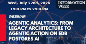 Agentic Analytics: Bridging Legacy Systems and AI-Powered BI with EDB Postgres AI (July 22nd)