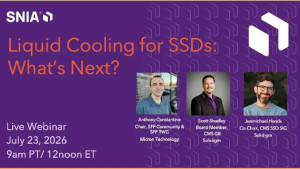 Liquid Cooling for SSDs: What's Next? (July 23rd)