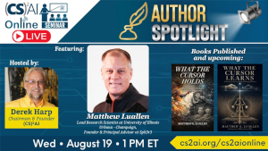 (CS)2 AI Author Spotlight on Matthew Luallen (Aug. 19th)