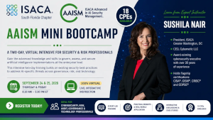 AAISM (Advanced in AI Security Management) Mini Bootcamp (Sept. 24-25)
