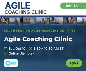 Agile Coaching Clinic (Oct. 10th)