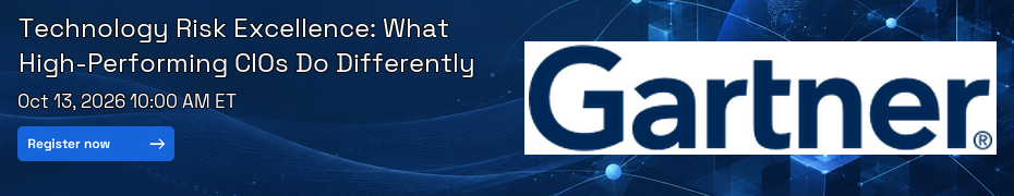 Technology Risk Excellence: What High-Performing CIOs Do Differently (Oct 13th)