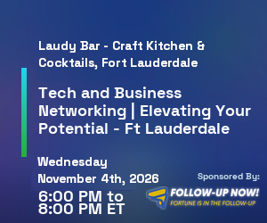 Tech and Business Networking (Nov. 4th)