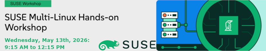 SUSE Multi-Linux Hands-on Workshop (May 13th)