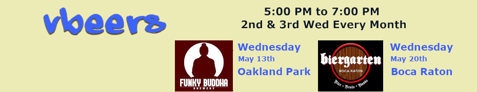 vBeers / ITBeers @ Funky Buddha - Where the IT Geeks Hang Out (May 13th)