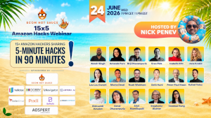 eCom Hot Sauce 15X5 Amazon Hacks Webinar on June 24 (June 24th)