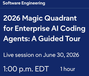 2026 Magic Quadrant for Enterprise AI Coding Agents: A Guided Tour (June 30th)