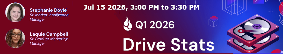 Q1 2026 Drive Stats Report (July 15th)