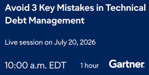 Avoid 3 Key Mistakes in Technical Debt Management (July 20th)