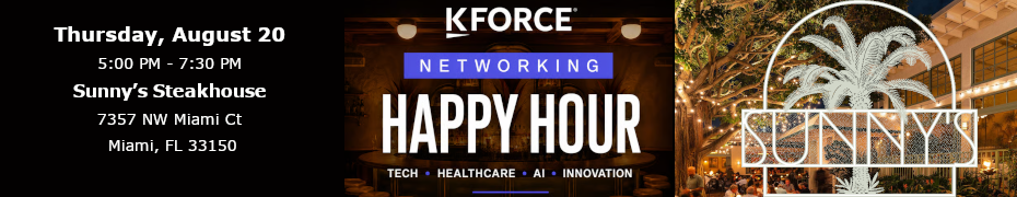 Kforce Summer Networking Event (Aug. 20th)