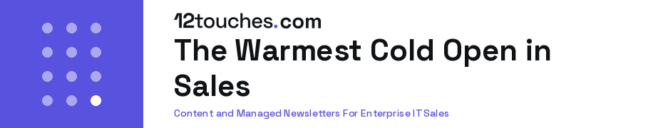 The Warmest Cold Open in Sales
