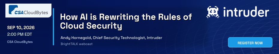 How AI is Rewriting the Rules of Cloud Security (Sept. 10th)