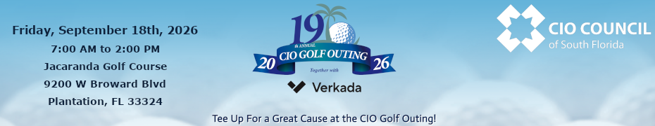19th Annual CIO Council of South Florida CIO Golf Outing (Sept. 18th)