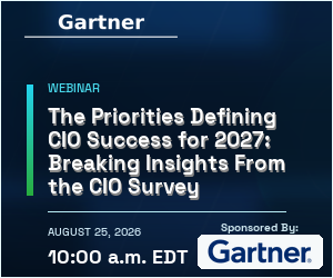 The Priorities Defining CIO Success for 2027: Breaking Insights From the CIO Survey (Aug. 25th)