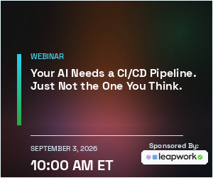 Your AI Needs a CI/CD Pipeline. Just Not the One You Think. (Sept. 3rd)