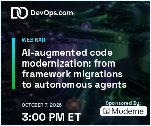 AI-augmented code modernization: from framework migrations to autonomous agents (Oct. 7th)
