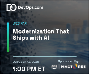 Modernization That Ships with AI (Oct. 13th)