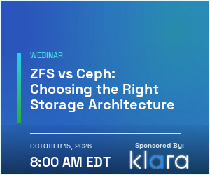ZFS vs Ceph: Choosing the Right Storage Architecture (Oct. 15th)
