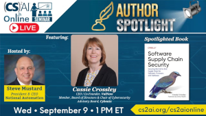 (CS)2 AI Author Spotlight: Cassie Crossley (Sept. 9th)