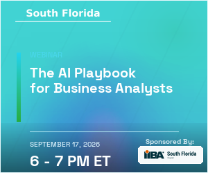 The AI Playbook for Business Analysts (Sept. 17th)