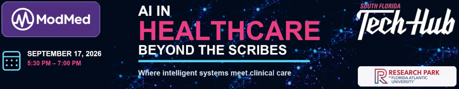 AI in Healthcare: Beyond the Scribes (Sept. 17th)