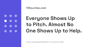 Everyone Shows Up to Pitch. Almost No One Shows Up to Help